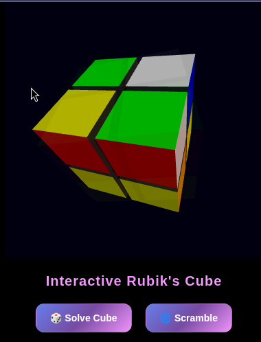 A 3D Rubik's Cube